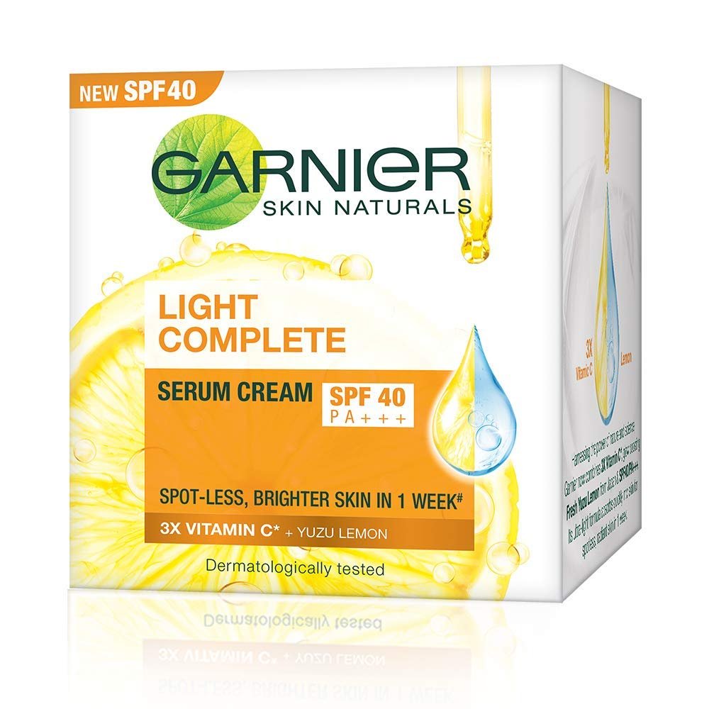 Garnier Skin Naturals Light Complete Serum Cream UV
